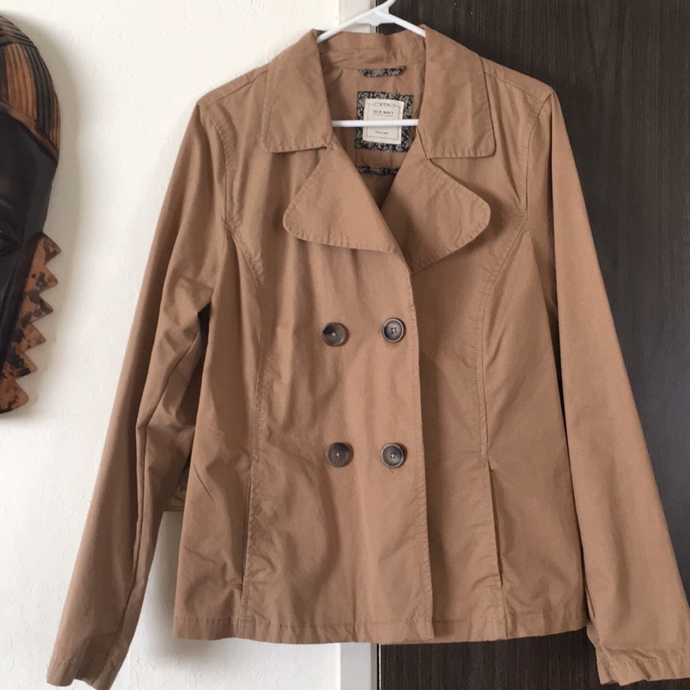 Peacoat style tan  jacket